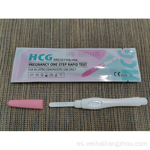 Prueba de embarazo HCG Midstream en tamaño 3.0 mm